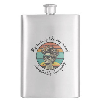 1日1日の変化を楽しむ一口ずさみ（メタル） フラスク