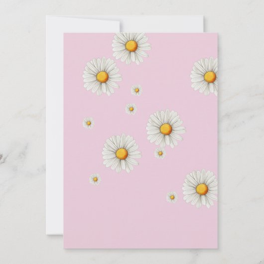 1日1日の誕生日プレートとパーティー用品 招待状 (裏面)