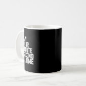 1日1時間1分の1秒で中毒を克服する コーヒーマグカップ (正面左)