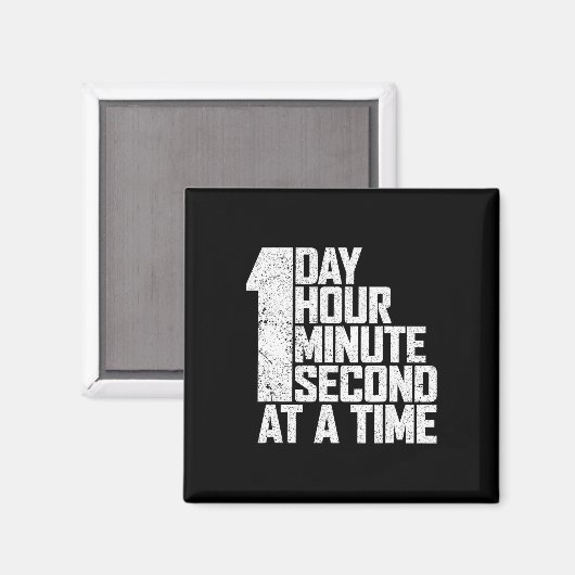 1日1時間1分の1秒で中毒を克服する マグネット (正面/裏面)
