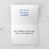 1日**誕生日**を思い出す日です! カード (内部)