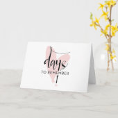 1日**誕生日**を思い出す日です! カード (黄色い花)