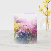 1日THISTLES小さなグリーティングカード カード (黄色い花)