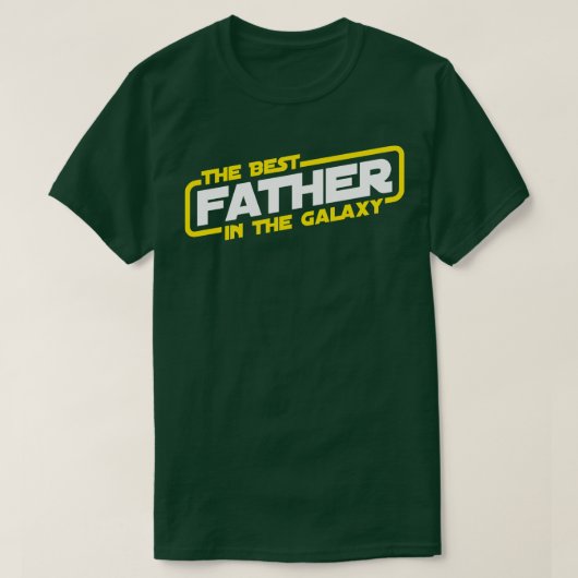 1最高のの銀河系の父 Tシャツ (デザイン正面)