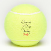 1月にキュートなスワンズ運A新生児 テニスボール (裏面)
