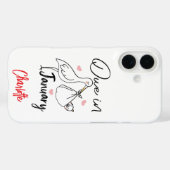 1月にキュートなスワンズ運A新生児 Case-Mate iPhoneケース (裏面 (横))