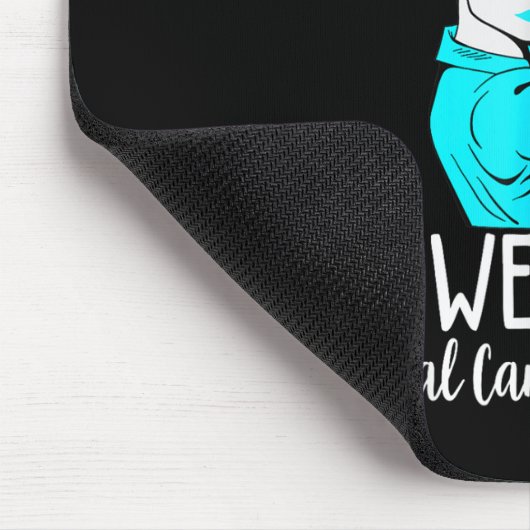 1月に我々は子宮頸がんの衣服ティール(緑がかった色)を行う マウスパッド (コーナー)