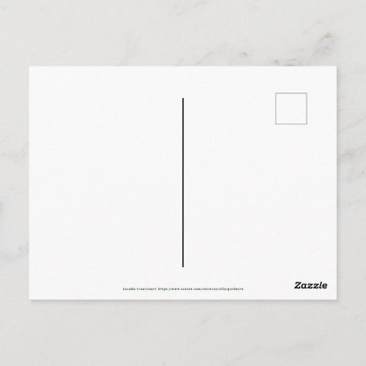 1月のスノードロップカーネーションファンシー ポストカード (裏面)