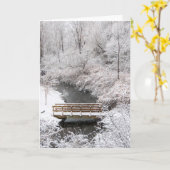 1月のタウンブルック カード (黄色い花)