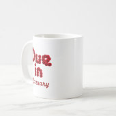 1月のマグの期限 コーヒーマグカップ (正面左)