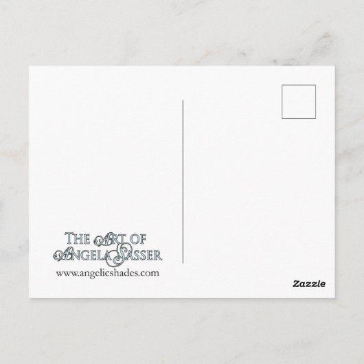 1月のレディアールヌーボー誕生石シリーズ ポストカード (裏面)