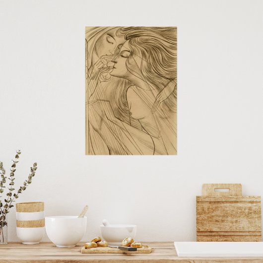 1月の作業 ポスター (キッチン)