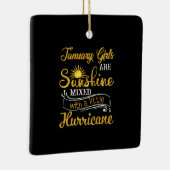 1月の女の子はサンシャインミックス小さなハリケーン セラミックオーナメント (右)