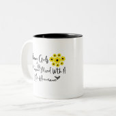 1月の女の子は日当たりが少し混じっている ツートーンマグカップ (正面左)