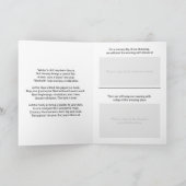 1月の日付の夜のカスタマイズ可能なギフトカード サンキューカード (内部)