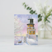 1月の淡いポストカード ポストカード (スタンド正面)