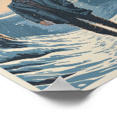 1月の生まれベビー ポスター (角)