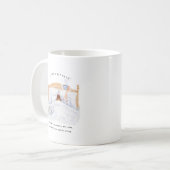 1月の誕生月ガール|モノグラム コーヒーマグカップ (正面左)