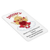 1月の誕生石エンジェルブロンドプレミアムマグネット マグネット (右側)