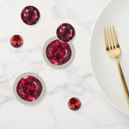 1月の誕生石ガーネットテーブル コンフェッティ