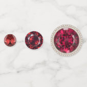 1月の誕生石ガーネットテーブル コンフェッティ (正面)