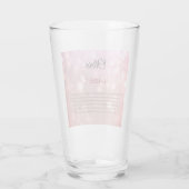 1月の誕生石ガーネットデザイン タンブラーグラス (裏面)