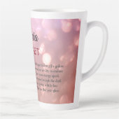 1月の誕生石ガーネット  カフェラテマグ (右)