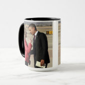 1月の醸造業者はオバマに置きます マグカップ (正面左)