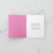 1月カーネーション誕生日フラワーズオンケーキ カード (内部)