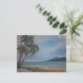 1月ターナーのカードおよび紙によって水彩画を浜に引き上げて下さい ポストカード (スタンド正面)