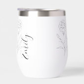 1月パーソナライズされたカーネーション誕生花 (右面)