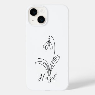 1月パーソナライズされた誕生花 Case-Mate iPhone 14ケース