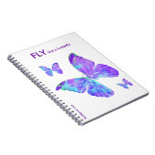 1月マーヴィン著蝶ノートのようなはえ ノートブック (右側)