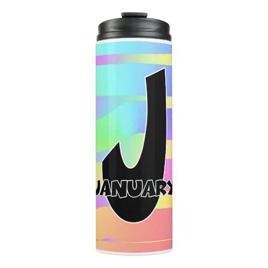 1月モノグラム タンブラー (正面)