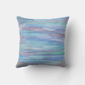 1月モーニングブルー抽象芸術 クッション (裏面)