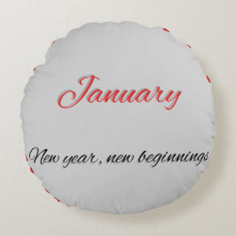 1月丸い枕 ラウンドクッション