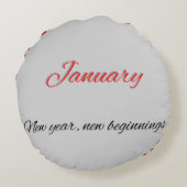 1月丸い枕 ラウンドクッション (裏面)