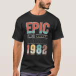 1月以来40日デコレーション40th Birthday Epic Tシャツ<br><div class="desc">1月以来40日デコレーション40th Birthday Epic</div>