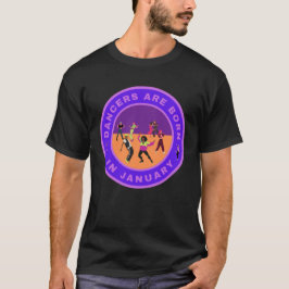 1月生まれのダンサー向けの別デザイン Tシャツ