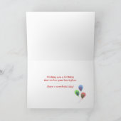 1月誕生日ガーネットハート カード (内部)