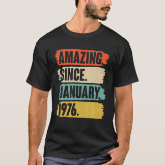 1月誕生日ギフトヴィンテージ – ジャヌ以来の驚き Tシャツ