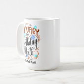 1月誕生日月、全体の月、ホットドリンク コーヒーマグカップ (正面左)