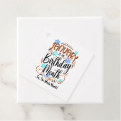 1月誕生日月、全月、日パーティー フェイバータグ (インサイチュ)