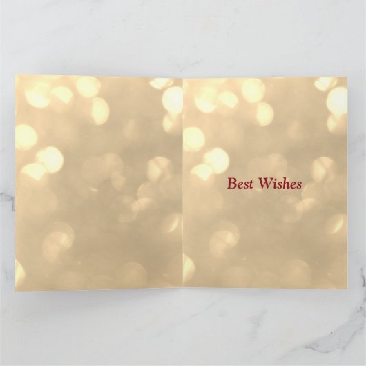 1月誕生日誕生石ガーネット挨拶 カード (内部)