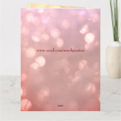 1月誕生日誕生石ガーネット挨拶 カード (裏面)