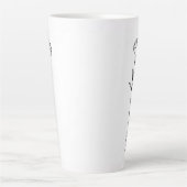 1月誕生月フラワーカーネーション カフェラテマグ (正面)