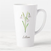 1月誕生月フラワースノードロップ カフェラテマグ (右)