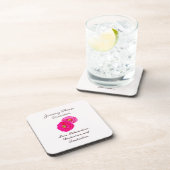 1月誕生月花カーネーションフローラエレガントー コースター (右側)