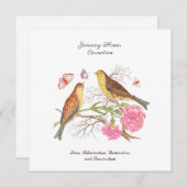 1月誕生月花誕生日ギフト (正面/裏面)