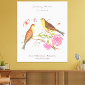 1月誕生月花誕生日ギフト キャンバスプリント (インサイチュ (リビング))